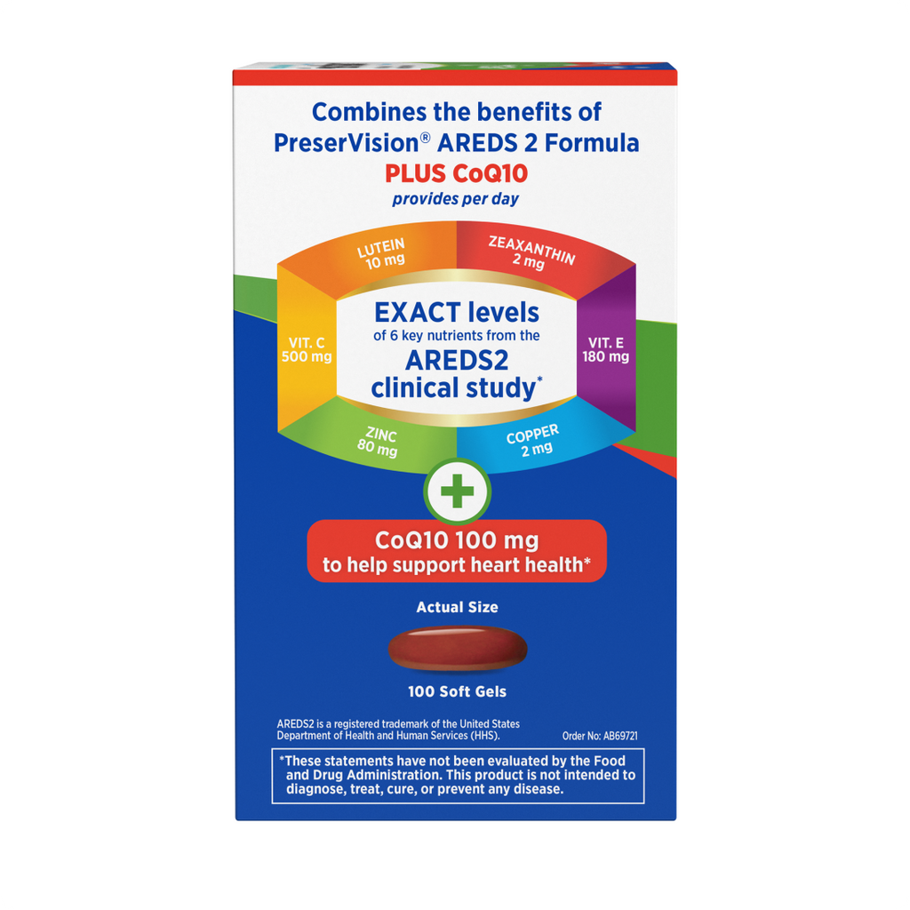 PreserVision® AREDS 2 Formula + CoQ10 Soft Gels