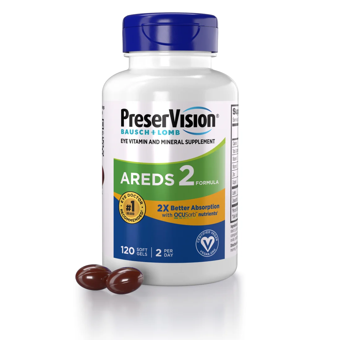 PreserVision® AREDS 2 Formula, 120 Vegan Soft Gels